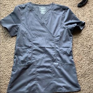 Grey Cherokee scrub top